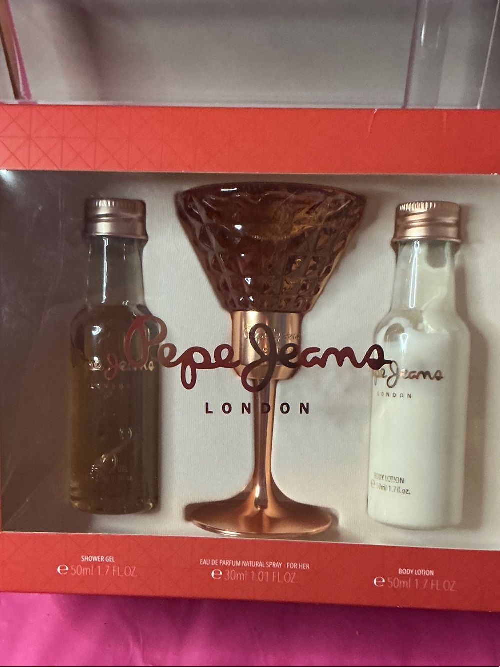 Pepe Jeans Amber Bottle & White Lotion Gift Set